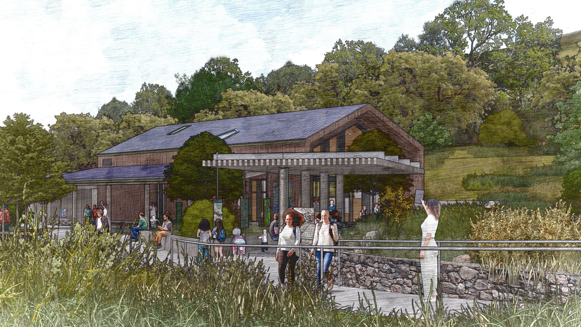 MDIA Education Center architectural rendering